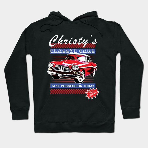 Christy's Classic Cars Hoodie by Daily Detour